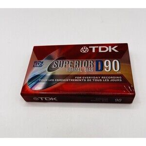 TDK D90 Standard Audio Cassette (A00808-20)